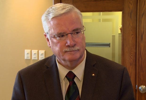 Tony Stack, CEO of the Newfoundland and Labrador English School District, says there have been no discussions between the district and public health officials yet about school plans beyond Friday. (Sherry Vivan/CBC - image credit)