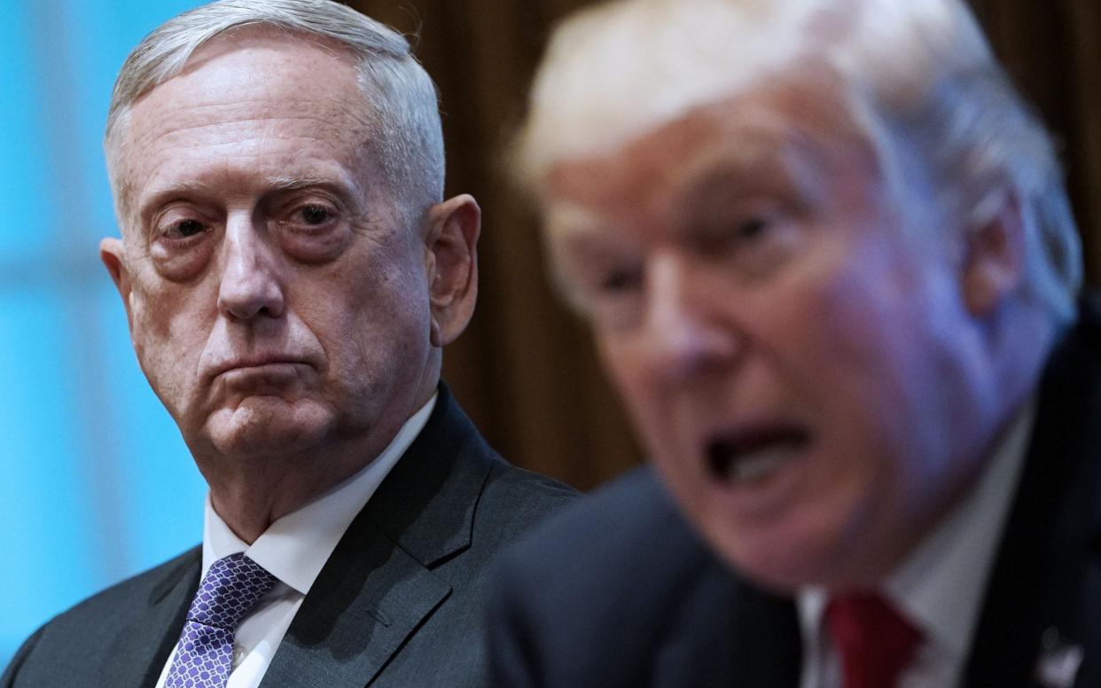 On Wednesday, James Mattis accused the president of an “abuse of executive authority” - GETTY IMAGES