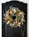 <p><strong>Neiman Marcus</strong></p><p>neimanmarcus.com</p><p><strong>$375.00</strong></p><p>After red and green, silver and gold are the most popular and versatile holiday colors. This voluminous wreath with flocked accents will truly make a statement all season long.</p>