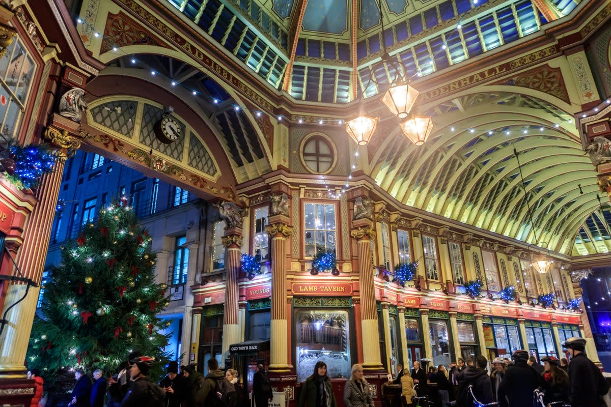 Festive times: Leadenhall is one of the most enchanting places to celebrate  (PA)