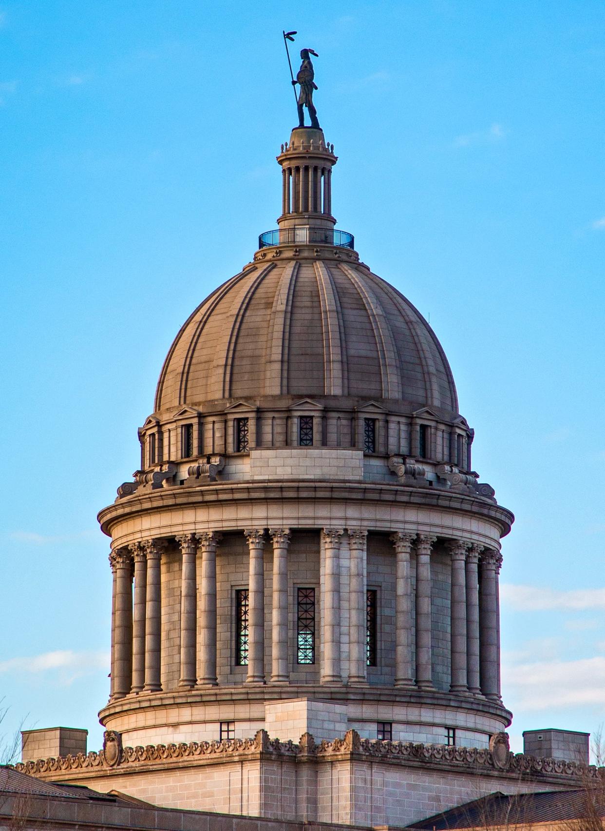 The Oklahoma Capitol is pictured in December 2022 in Oklahoma City.