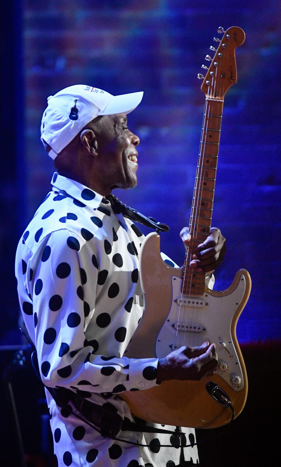 Buddy Guy performs during the 17th annual Americana Honors & Awards show at the Ryman Auditorium Sept. 12, 2018.