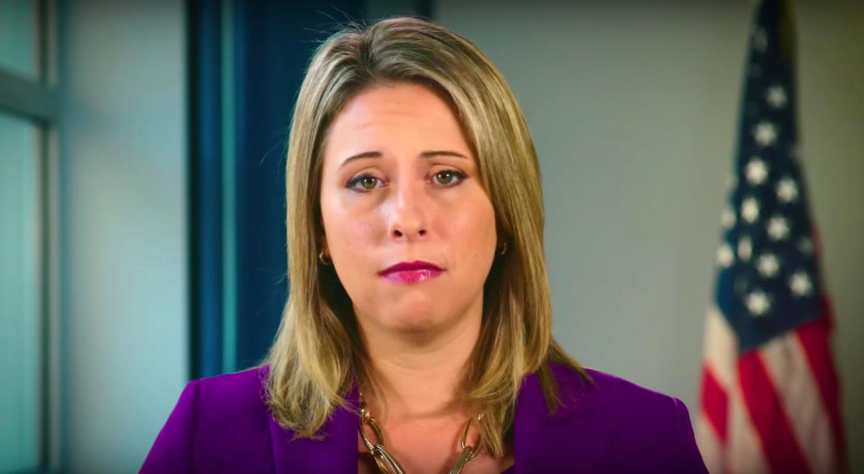 Former Rep. Katie Hill's lawsuit says that &ldquo;the First Amendment does not provide a carte blanche right to sexually degrade and expose public officials.&rdquo;  (Photo: YouTube/Katie Hill)