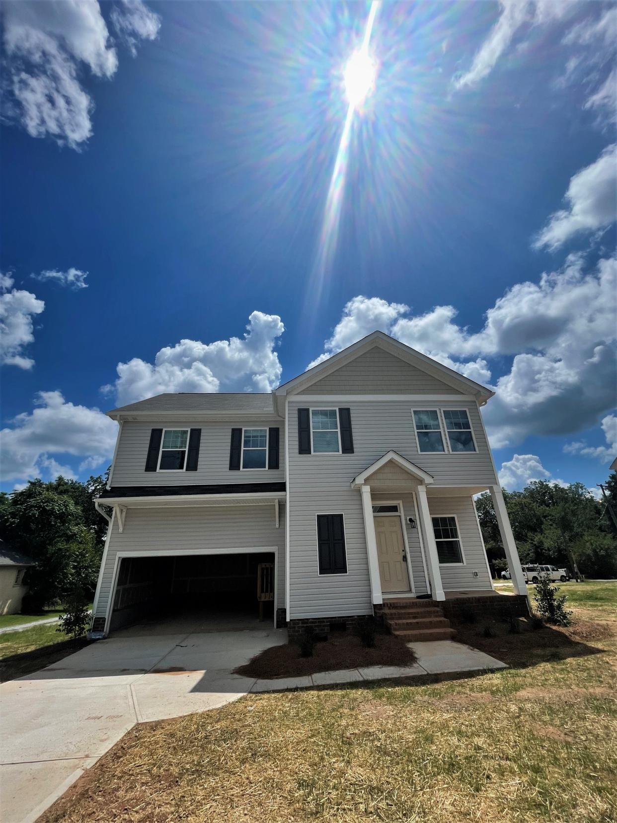 New homes are going up around Shelby on previously long vacant lots. A handful of new homes have been built on South Lafayette Street.