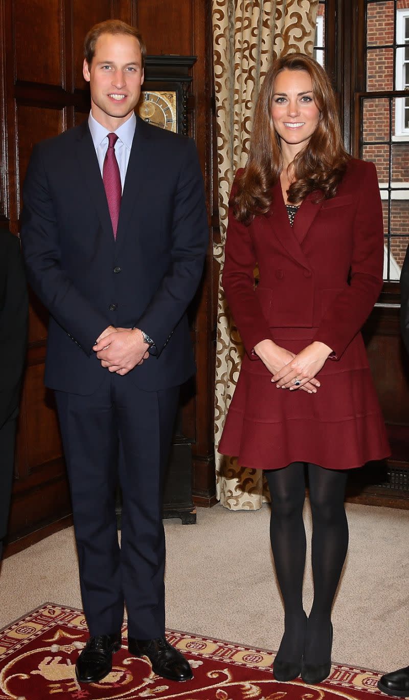 Die Herzogin von Cambridge trug das Ensemble erstmals im Oktober 2012 bei einem Besuch des Middle Temple Inn. [Bild: Getty]