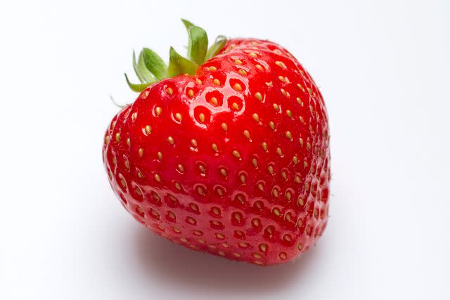 <p>Getty</p> A strawberry.
