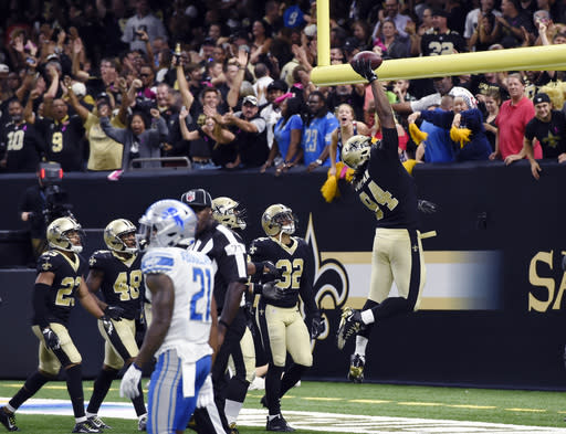 Cameron Jordan has become a legitimate Defensive Player of the Year candidate. (AP Photo/Bill Feig, File)