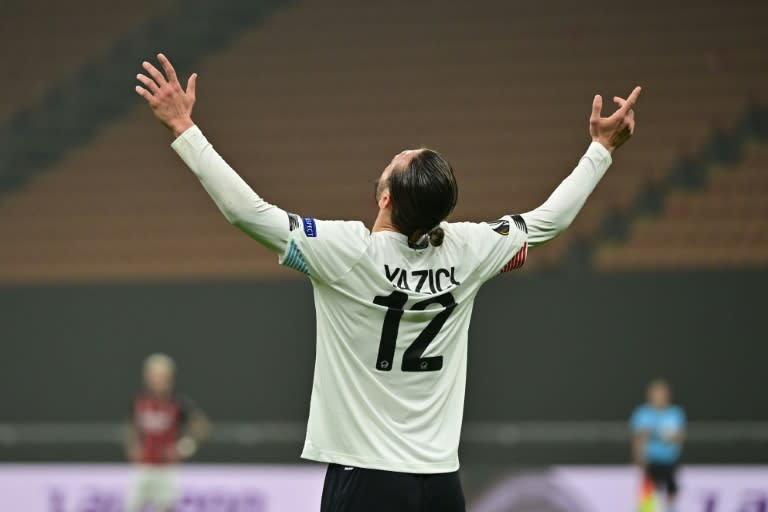 Yazici Yusuf has scored six goals in three Europa matches following his second hat-trick of the continental campaign