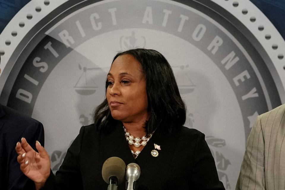 PHOTO: Fulton County District Attorney Fani Willis in Atlanta, Aug. 14, 2023. (Elijah Nouvelage/Reuters, FILE)