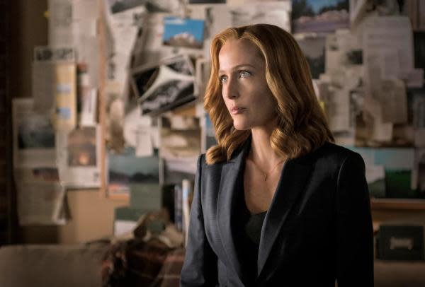 Anderson como Dana Scully en 2016 (Fuente: IndieWire)