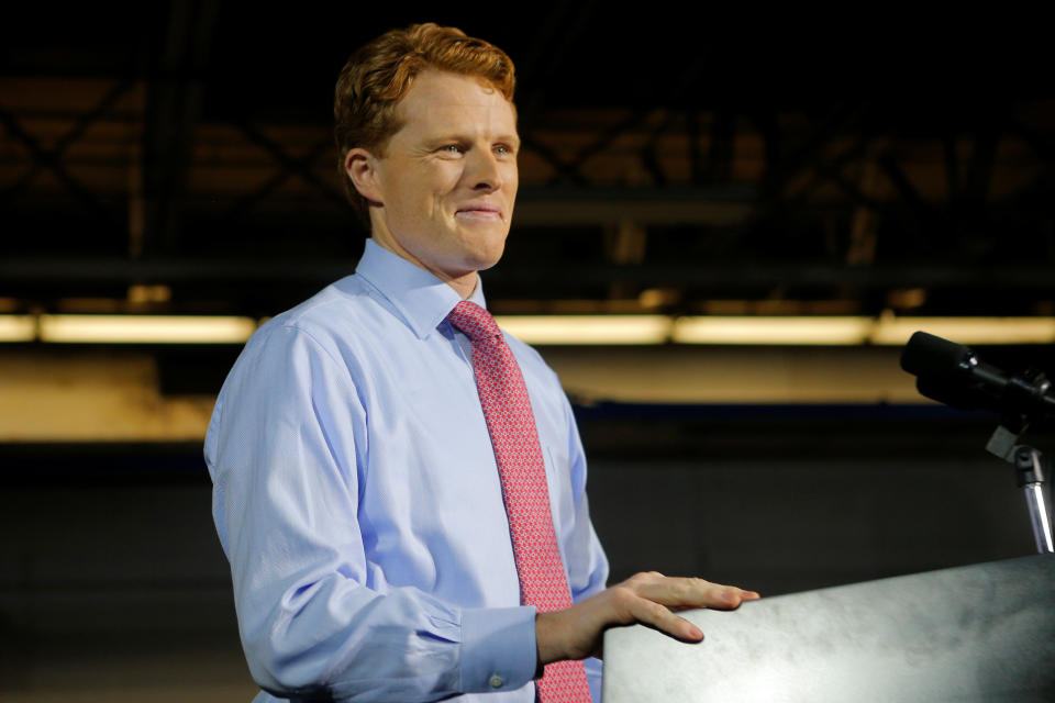 Rep. Joe Kennedy (D-Mass.) delivers the Democratic rebuttal to President Donald Trump's State of the Union address on Tuesday. (Photo: Brian Snyder / Reuters)