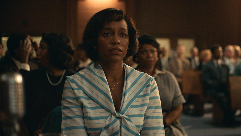 Aja Naomi King in <em>Lessons in Chemistry</em>