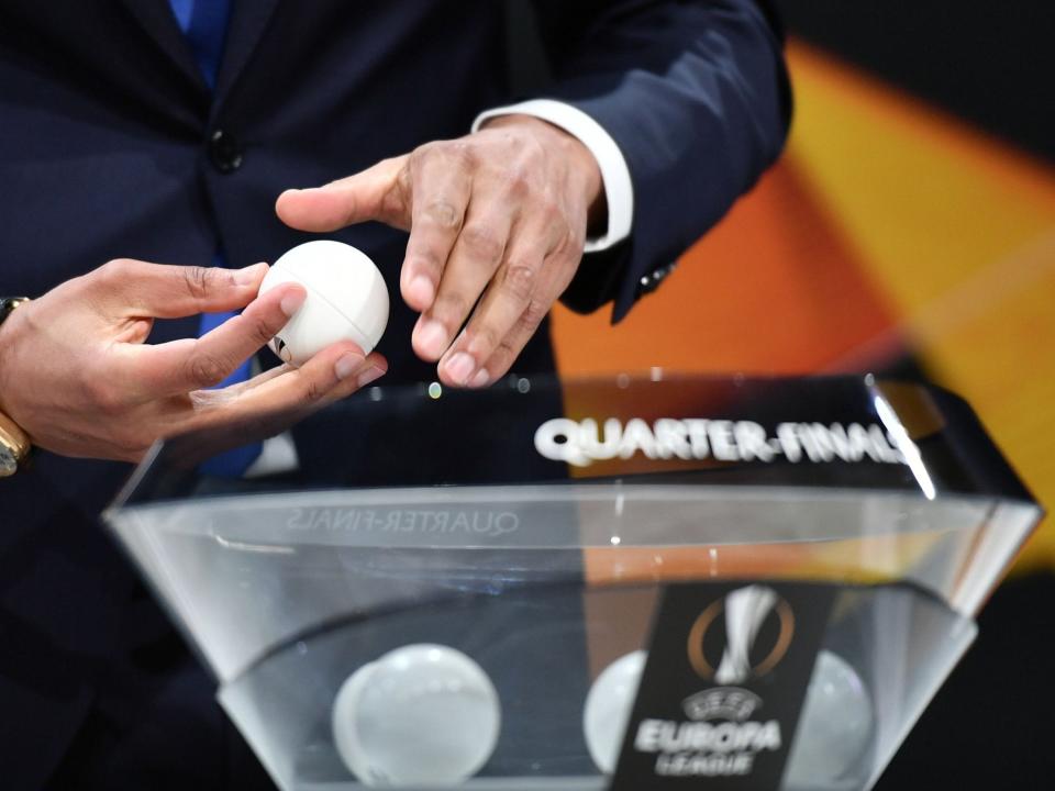 Chelsea and Arsenal were kept apart in the Europa League draw: AFP/Getty