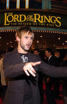 Dominic Monaghan at the LA premiere of New Line's The Lord of the Rings: The Return of The King