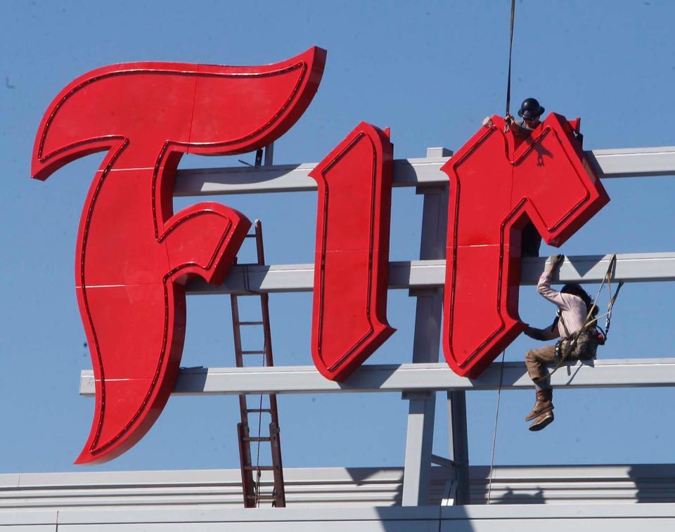 Akron's history and know-how in polymers and plastics are predictors of its potential success in creating and manufacturing a second, more sustainable generation of the materials, some economists say. Two years ago, the historic Firestone sign was refurbished and set atop the new Bridgestone racing tire plant.