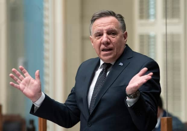 Quebec Premier Francois Legault said he thinks the word 'crisis' is too strong to describe the housing situation in Montreal. (Jacques Boissinot/The Canadian Press - image credit)