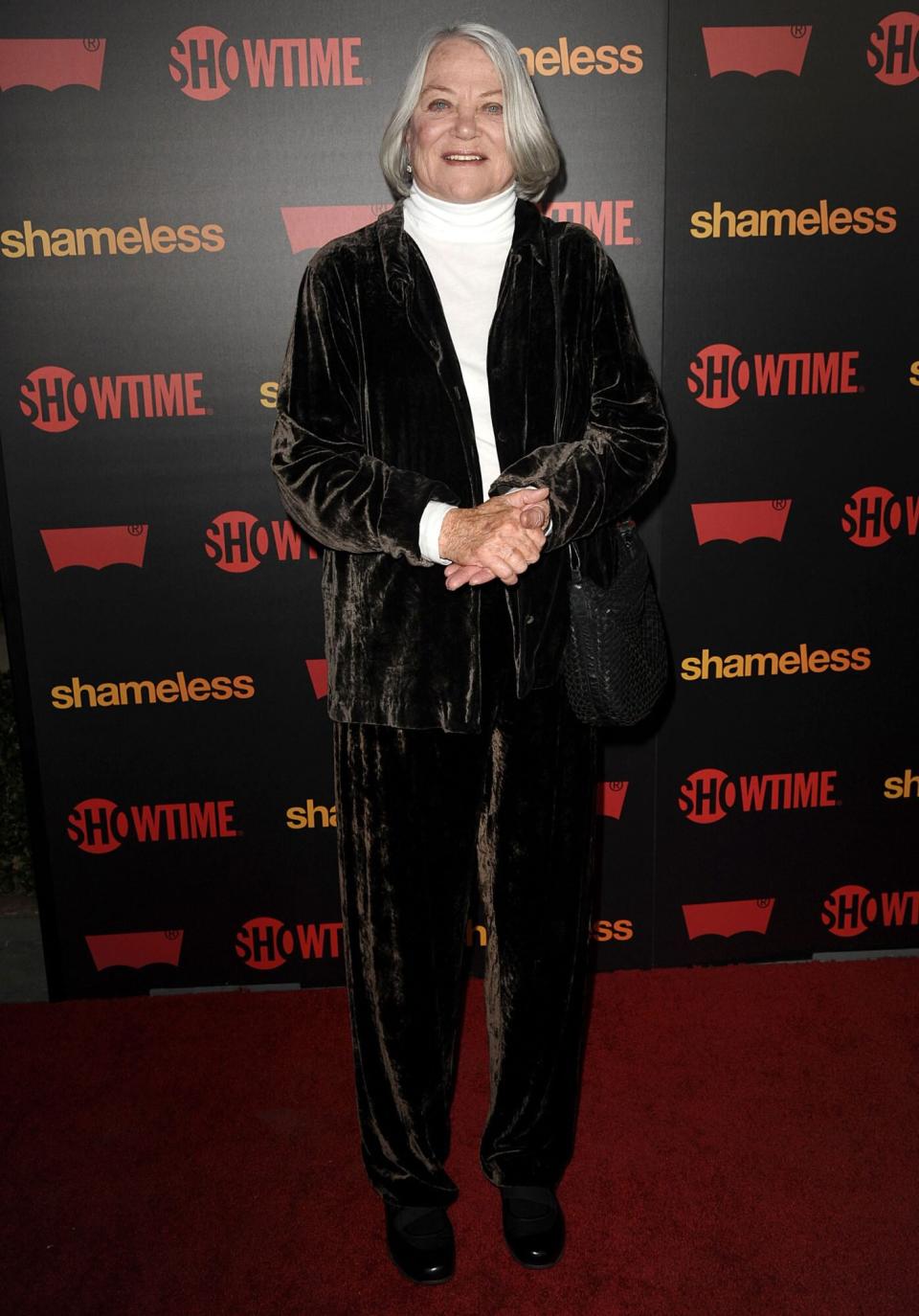 LOS ANGELES, CA - JANUARY 05: Actress Louise Fletcher attends the season 2 premiere of "Shameless" at Haus Los Angeles on January 5, 2012 in Los Angeles, California. (Photo by Jason LaVeris/FilmMagic)