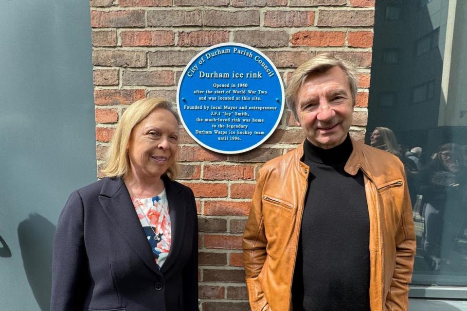 Jane Torvill and Christopher Dean in Durham. <i>(Image: NORTHERN ECHO)</i>