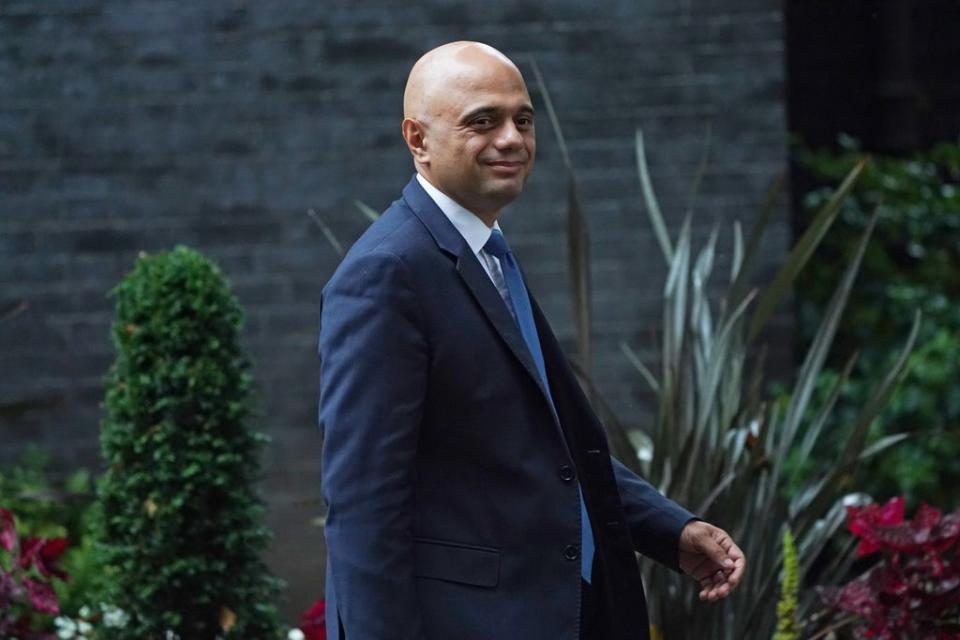 Health Secretary Sajid Javid said a surge in Covid-19 cases this winter could see people in England ordered to wear face masks and show passes to prove their vaccination status (Victoria Jones/PA) (PA Wire)