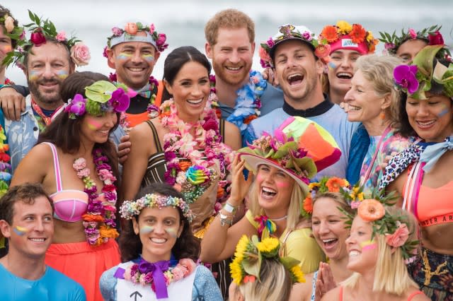 Prince Harry Meghan Markle Sydney Beach