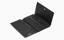 Your jetsetting loved one will love this large wallet, which can store passports, credit cards, boarding passes, and other travel documents. This elegant style from Cuyana looks super luxe, is made of real leather, and has a lot of compartments.To buy: cuyana.com, $185