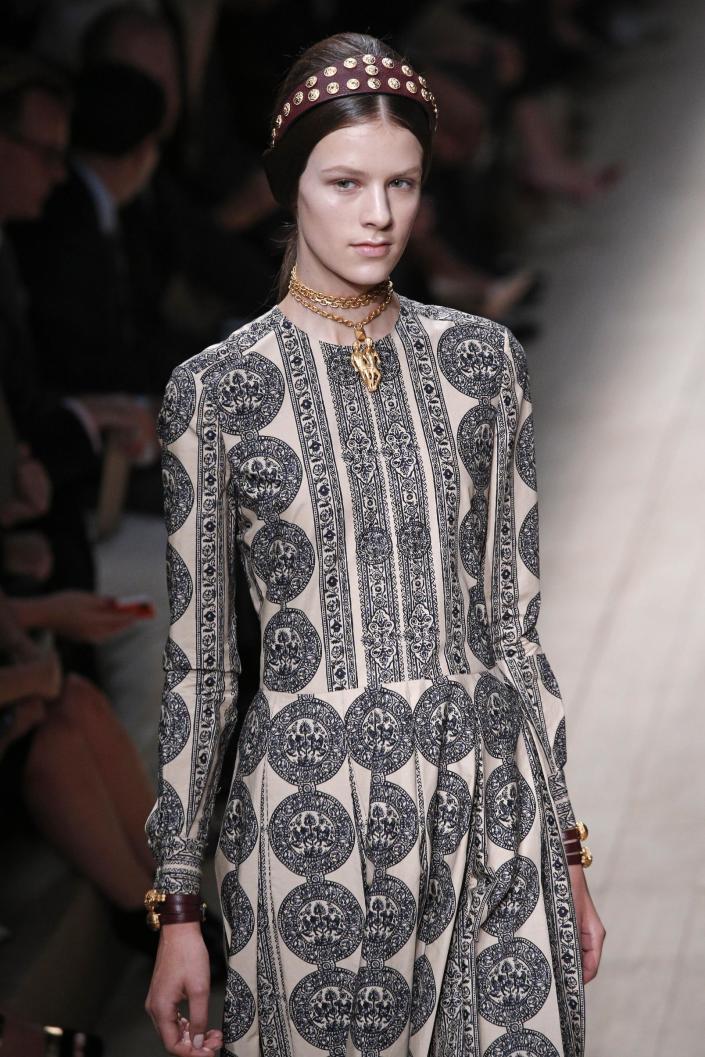 Chanel dazzles with color, as fashions go ethnic