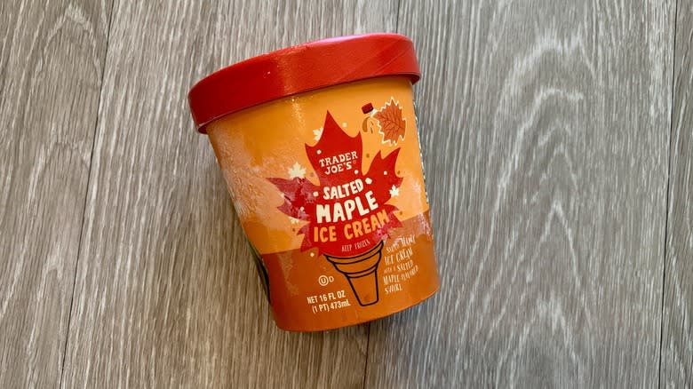 Trader Joe's Salted Maple Ice Cream