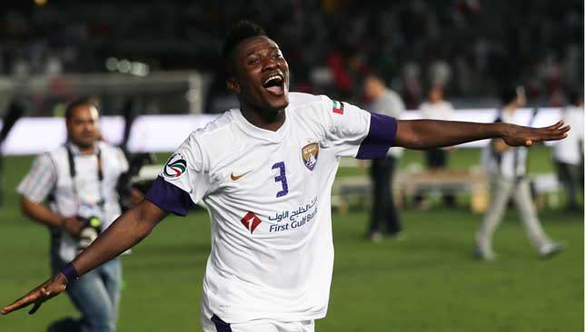 Al Ain hitman Asamoah Gyan.