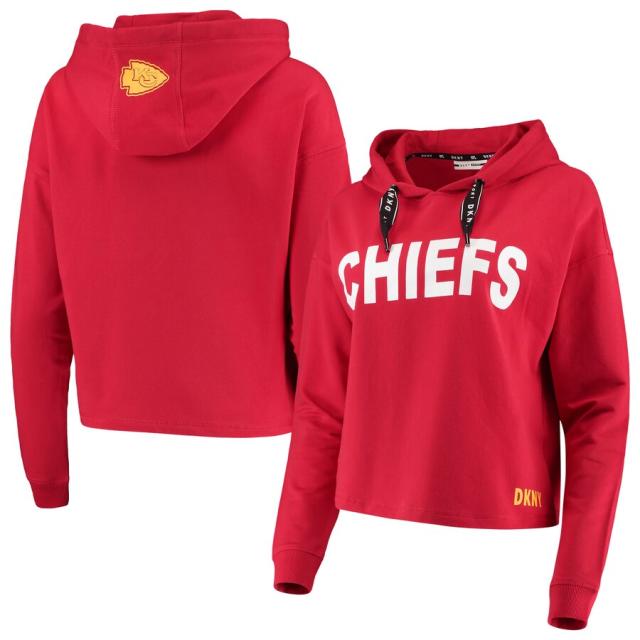 Kansas City Chiefs Distressed Arrowhead | Women's Cropped Sweatshirt