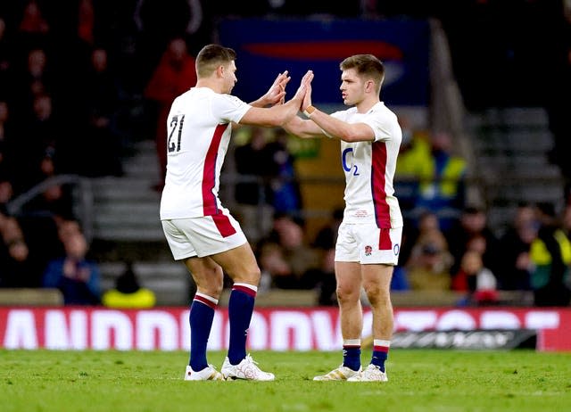 Ben Youngs (left) and Harry Randall are competing to become England's starting scrum-half