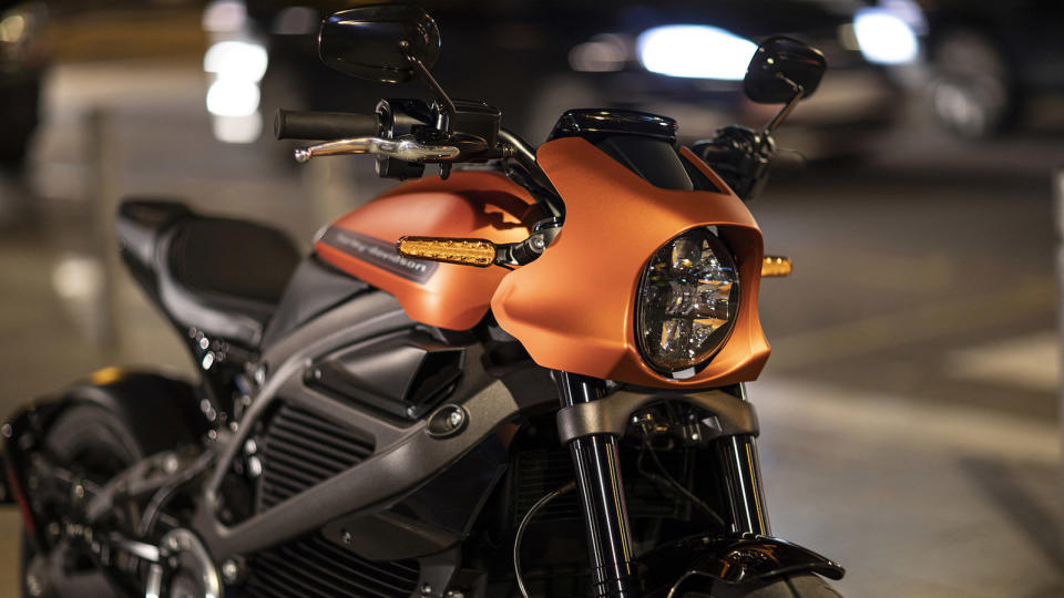 Harley-Davidson's LiveWire electric motorcycle, which has been in the works