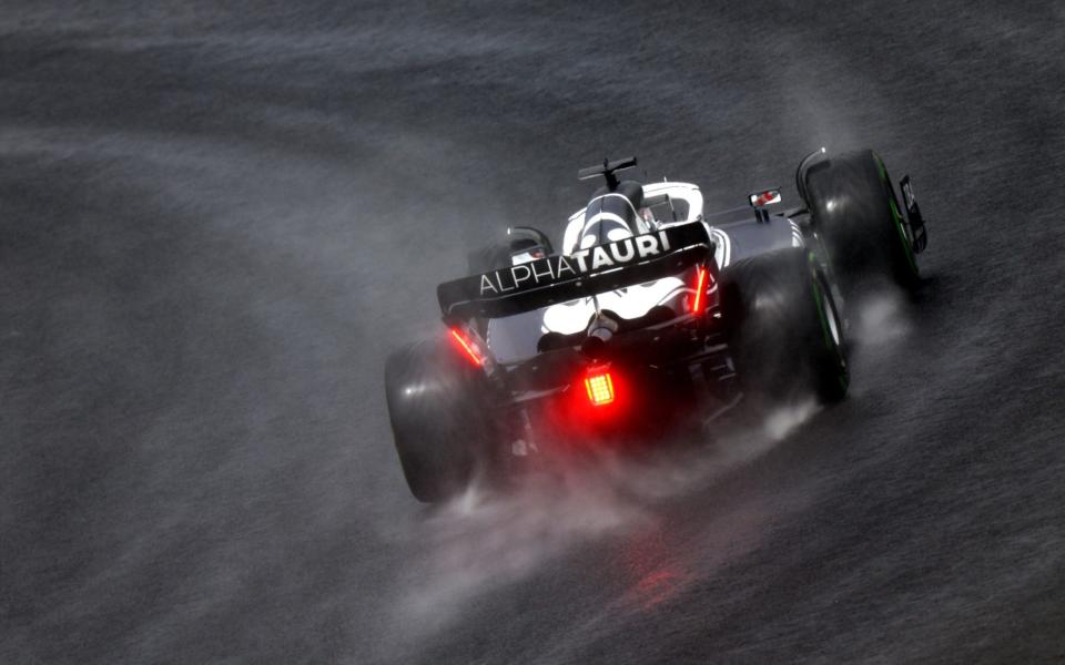 Pierre Gasly of France driving the (10) Scuderia AlphaTauri AT03 on track during final practice ahead of the F1 Grand Prix of Hungary at Hungaroring on July 30, 2022 in Budapest, Hungary - Formula 1/Formula 1 via Getty Images