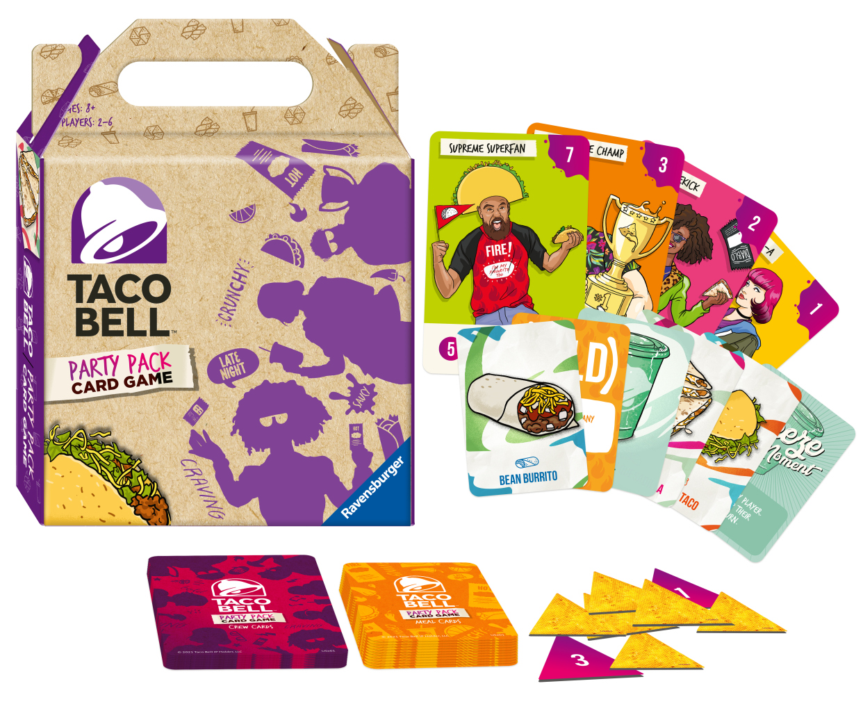 The Taco Bell Party Pack Card Game (Photo: Courtesy of Ravensburger)