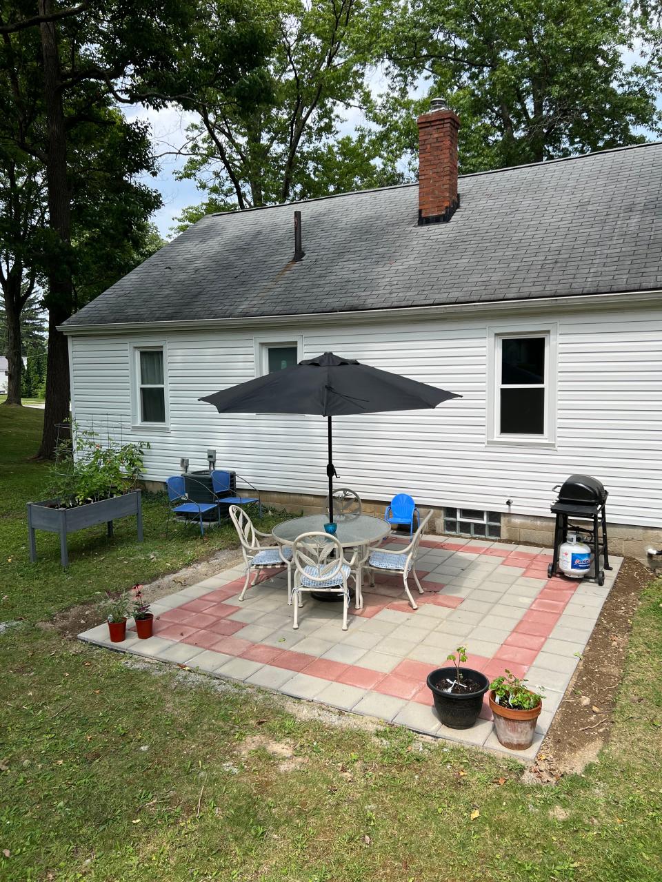 The final patio reveal.