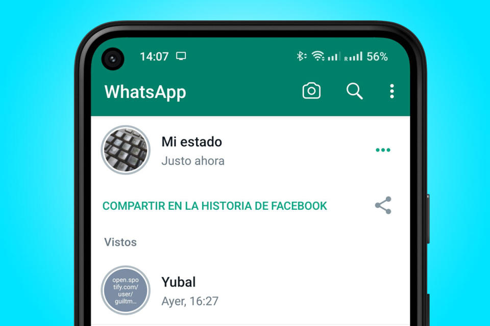 Solo tus contactos pueden ver tus estados de WhatsApp