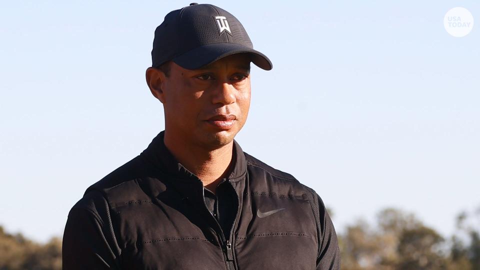 The L.A. County Sheriff's Department said that Tiger Woods was involved in a single-car crash that left the car with "major damage."