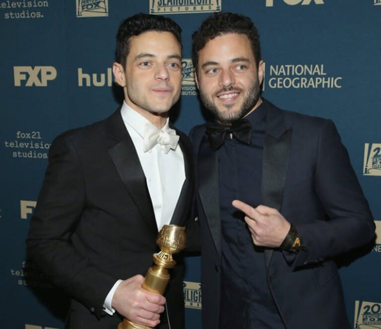 Rami Malek y su hermano, Sami