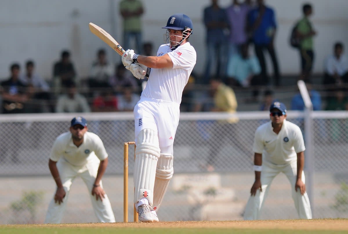 Alastair Cook enjoyed success on Indian soil for England (Getty Images)