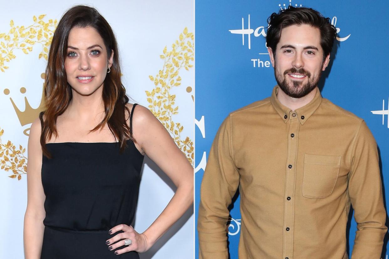 Mandatory Credit: Photo by AFF-USA/Shutterstock (10100622gn) Julie Gonzalo Hallmark Channel, TCA Winter Press Tour, Los Angeles, USA - 09 Feb 2019; Mandatory Credit: Photo by Image Press Agency/NurPhoto/Shutterstock (12199327b) Actor Chris McNally Hallmark Channel's 'When Calls The Heart' Season 7 Premiere Celebration, Los Angeles, USA - 11 Feb 2020