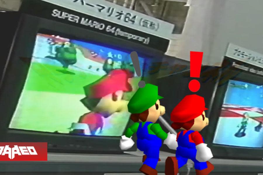 Aparece primer video de Luigi jugable en Super Mario 64 después de 28 años en YouTube, que confirmaría el mito de sus existencia