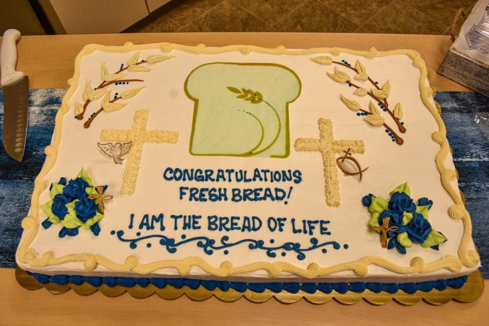 Fresh Bread, a casual monthly gathering where people can enjoy a meal and talk about faith, celebrated its first anniversary on June 27.