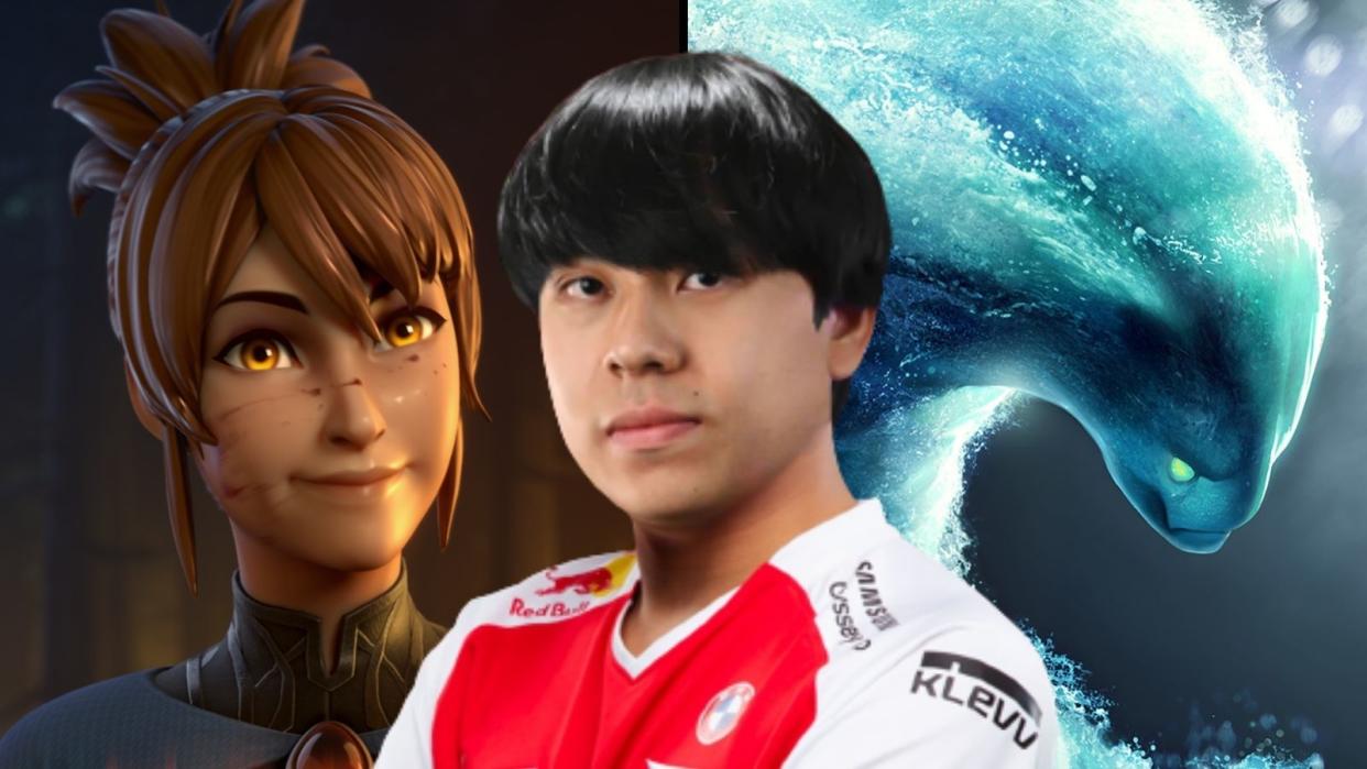 Former OG carry and two-time TI champion ana had a stellar showing in his debut with T1 at the TI11 Southeast Asian regional qualifier, showing out on Marci and Morphling in a sweep over Execration. (Photos: T1, Valve Software)