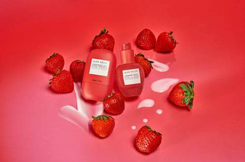 The new Strawberry Smooth BHA + AHA Salicylic Serum. PHOTO: Glow Recipe