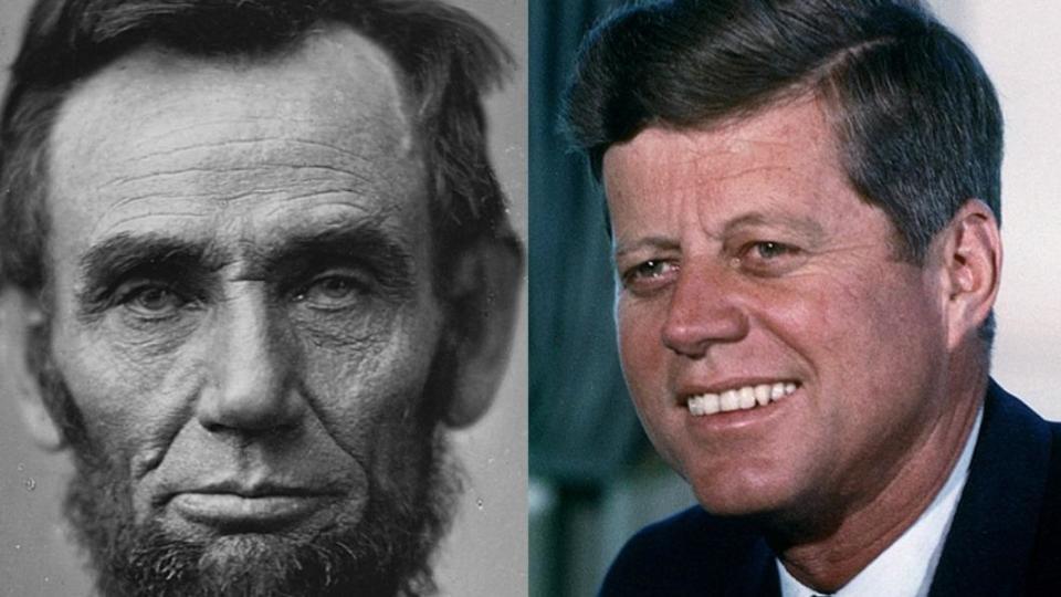 美國前總統林肯（Abraham Lincoln）及甘迺迪（John F. Kennedy）都於任內遭暗殺身亡。（圖／翻攝自維基百科）