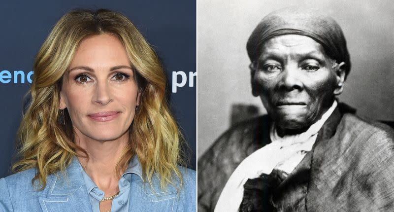 Un ejecutivo de un estudio cinematográfico sugirió que Julia Roberts podría actuar como Harriet Tubman, afirma la guionista (Jordan Strauss / Invision / AP-Getty).