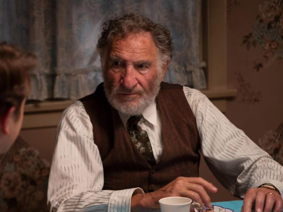 Hirsch in ‘The Fabelmans’, playing the curmudgeonly Uncle Boris (Amblin Entertainment)