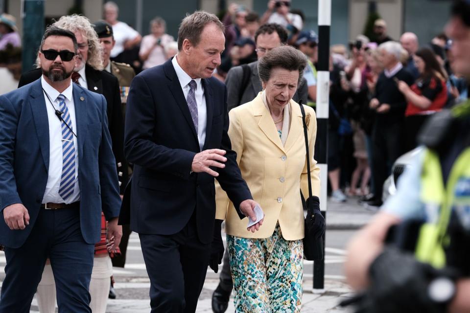 princess anne visits new zealand