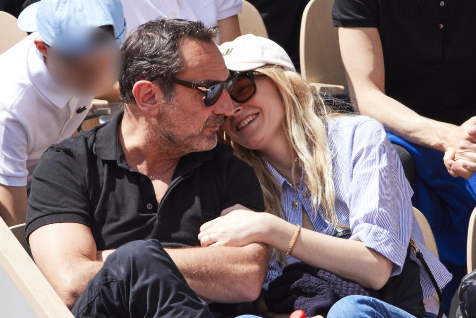 Duo complice dans les tribunes de Roland Garros