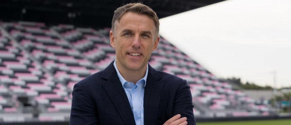 Phil Neville was named coach of Inter Miami on Jan. 18, 2021. Neville is the former Manchester United and England teammate of Inter Miami co-owner David Beckham and spent the past three years as coach of England’s women’s national team.