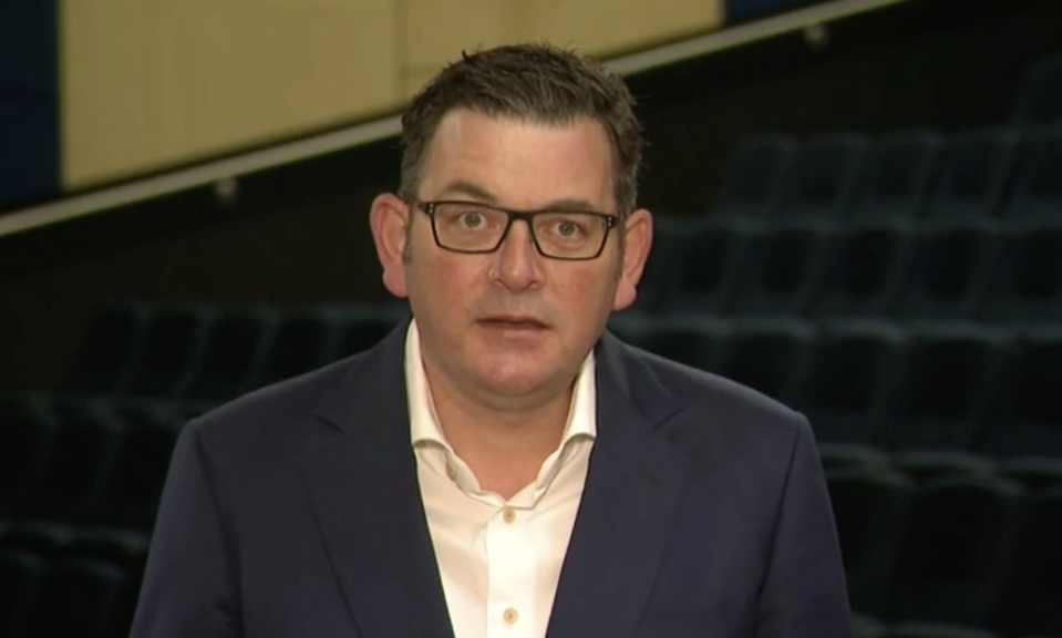 Dan Andrews cautiously celebrated the news this morning. Source: ABC News